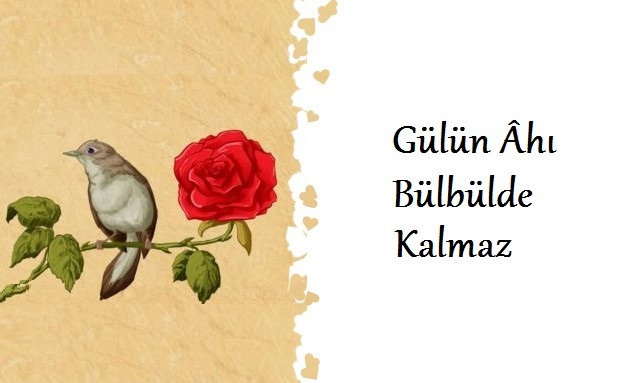 Gülün Ahı Bülbülde Kalmaz
